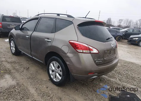 2013 Nissan Murano Sv from USA, damaged, VIN JN8AZ1MW7DW322575